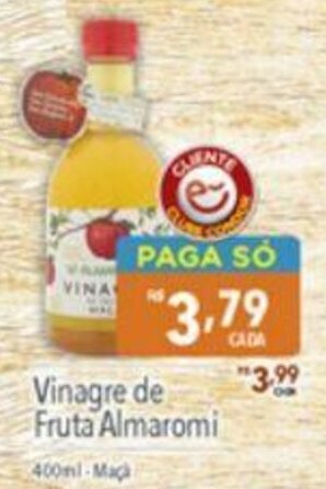 Supermercados Condor Vinagre de Fruta Almaromi 400ml-Maçã oferta