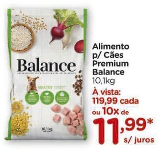 Carrefour Alimento p/ Cães Premium Balance 10.1kg oferta