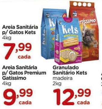 Carrefour Areia Sanitária p/ Gatos Kets 4kg oferta