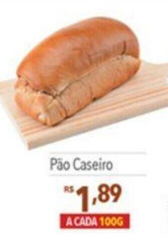 Supermercados Condor Pão Caseiro oferta