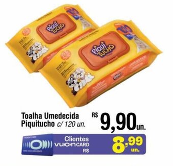 Fort Atacadista Toalha Umedecida Piquitucho c/ 120 un. oferta