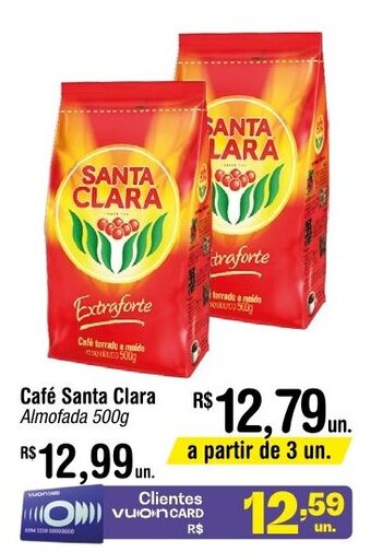 Fort Atacadista Café Santa Clara Almofada 500g oferta