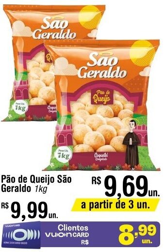 Pão de Queijo São Geraldo 1kg