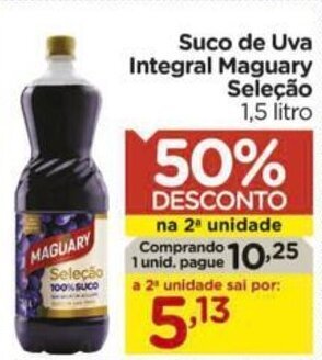 Carrefour Suco de Uva Integral Maguary Seleção 1,5 litro oferta