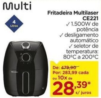 Fritadeira Multilaser CE221