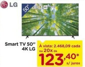 Carrefour Smart TV 50" 4K LG oferta