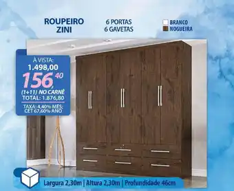 Lojas Cem ROUPEIRO ZINI oferta