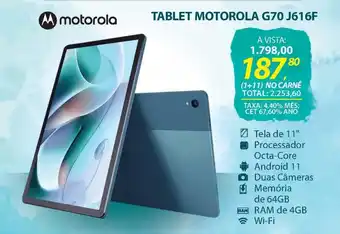 TABLET MOTOROLA G70 J616F