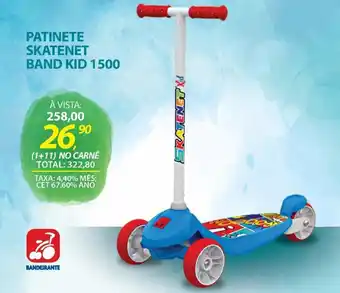 PATINETE SKATENET BAND KID 1500