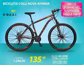 Lojas Cem BICICLETA COLLI NOVA ATHENA oferta