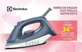 Lojas Cem FERRO DE PASSAR ELECTROLUX VAPOR ESI10 oferta