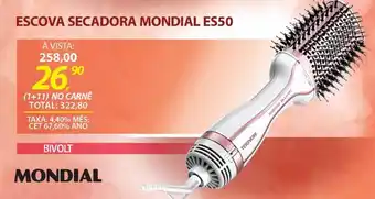 Lojas Cem ESCOVA SECADORA MONDIAL ES50 oferta