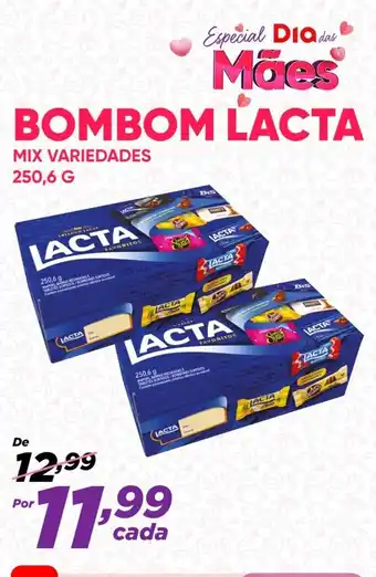 Dia BOMBOM LACTA MIX VARIEDADES 250.6 G oferta