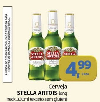 Cometa Supermercados Cerveja STELLA ARTOIS long neck 330ml (exceto sem glúten) oferta
