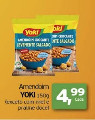 Cometa Supermercados Amendoim YOKI 150g oferta