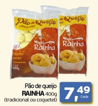 Cometa Supermercados Pão de queijo RAINHA 400g oferta