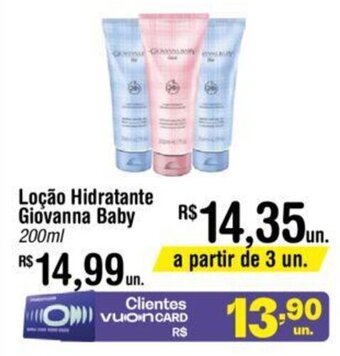 Fort Atacadista Loção Hidratante Giovanna Baby 200ml oferta