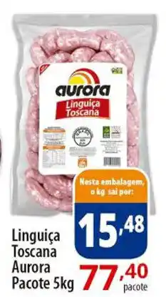 Linguiça Toscana Aurora pacote 5kg