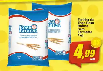 Super Rede Atacadista Farinha de Trigo Rosa Branca Sem Fermento 1kg oferta