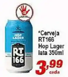 *Cerveja RT166 Hop Lager lata 350ml