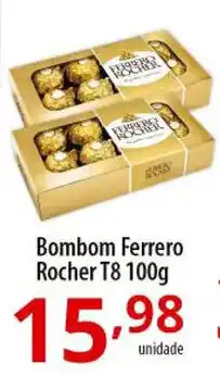 Akki Atacadista Bombom Ferrero Rocher T8 100g oferta