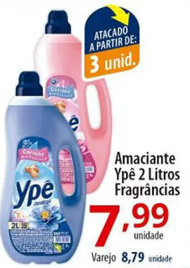 Amaciante Ypê 2 Litros Fragrâncias