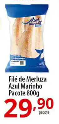Akki Atacadista Filé de Merluza Azul Marinho Pacote 800g oferta