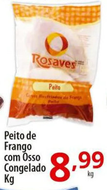 Peito de Frango com Osso Congelado kg