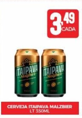 Fort Atacadista CERVEJA ITAIPAVA MALZBIER LT 350ML oferta