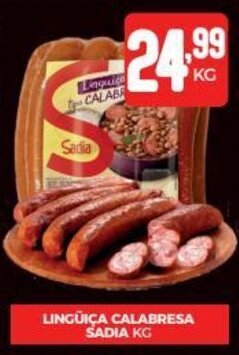 LINGUIÇA CALABRESA SADIA KG