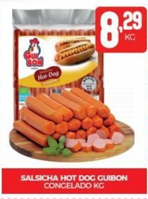 Fort Atacadista SALSICHA HOT DOG GUIBON CONGELADO KG oferta