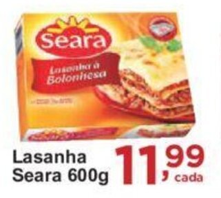 Rossi Supermercado Lasanha Seara 600g oferta