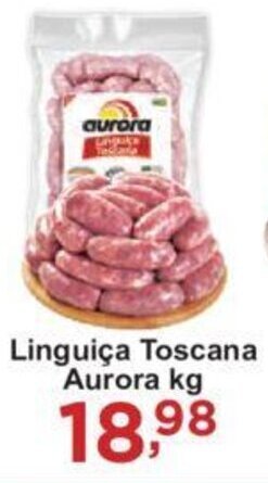 Rossi Supermercado Linguiça Toscana Aurora kg oferta