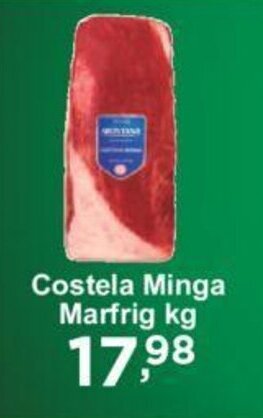 Rossi Supermercado Costela Minga Marfrig kg oferta