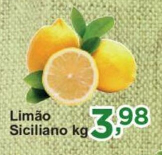 Rossi Supermercado Limão Siciliano kg oferta