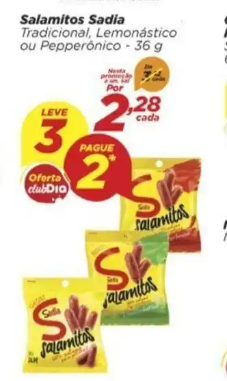 Salamitos Sadia 36g