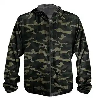 Jaqueta corta vento light masculino camuflado wss classic