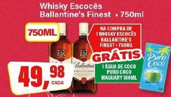 Rede Supermarket Whisky Escocês Ballantine's Finest - 750ml oferta