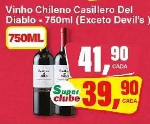 Rede Supermarket Vinho Chileno Casillero Del Diablo - 750ml (Exceto Devil's ) oferta