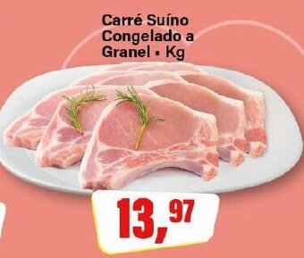 Rede Supermarket Carré Suíno Congelado a Granel. Kg oferta