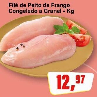 Rede Supermarket Filé de Peito de Frango Congelado a Granel - Kg oferta