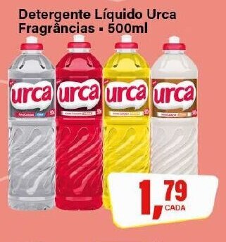 Rede Supermarket Detergente Líquido Urca Fragrâncias 500ml oferta