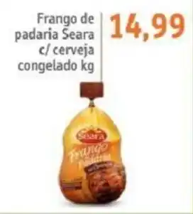 Sonda Frango de padaria Seara c/cerveja congelado kg oferta