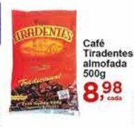 Rossi Supermercado Café Tiradentes almofada 500g oferta