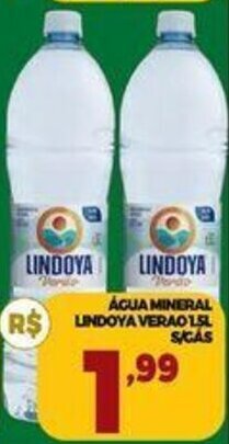 Supermercado Padrão ÁGUA MINERAL LINDOYA VERAO 1.5L s/ gás oferta