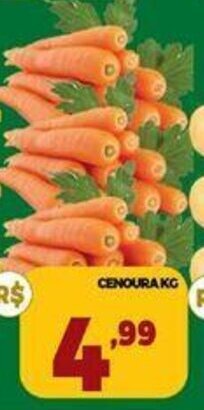 Supermercado Padrão CENOURA KG oferta