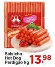 Rossi Supermercado Salsicha Hot Dog Perdigão kg oferta