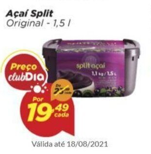 Dia Acai Split 1.5L oferta