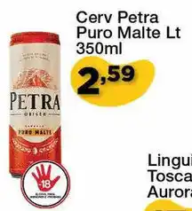 Chama Supermercados Cerv Petra Puro Malte Lt 350ml oferta