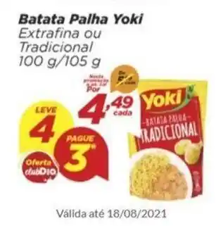 Dia Batata palha Yoki 100g/105g oferta
